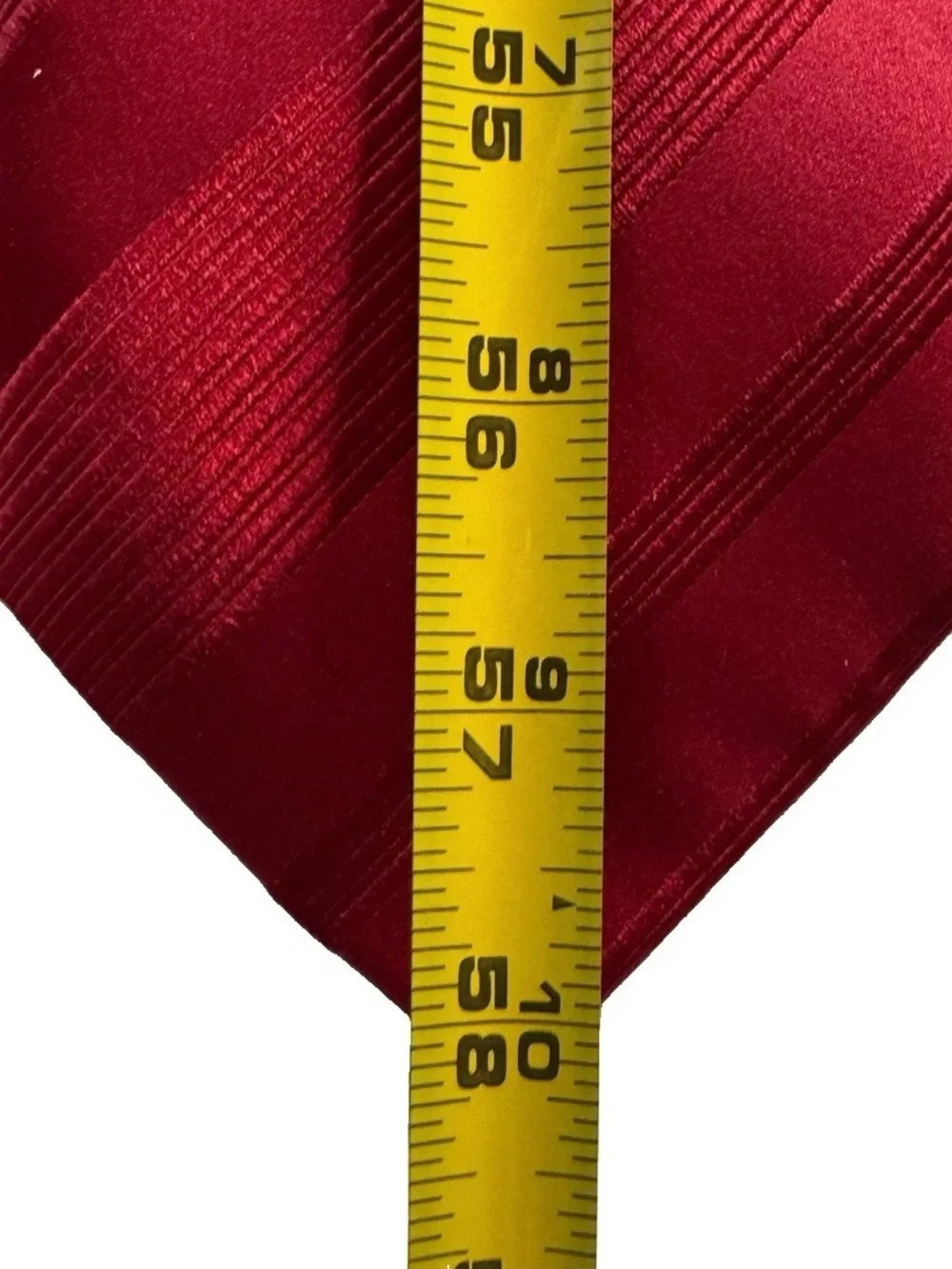 Donald Trump Signature Collection Solid Red Power Tie Silk Mens Necktie